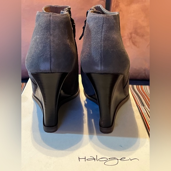 Halogen Wedge Bootie| Gray| Suede| 8| EUC - Picture 3 of 9